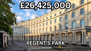 £26425000 Regent’s Park Duplex PH w Pool  London Real Estate [upl. by Ecinehs]