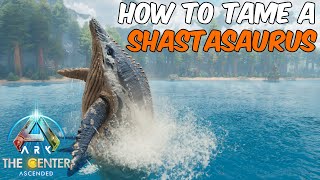 How To Tame a Shastasaurus in ARK Survival Ascended  Full Ability Guide  ARK The Center [upl. by Tessi]