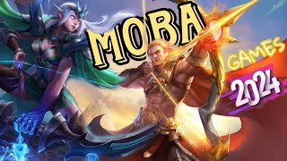 Top 15 Best New MOBA Games Android ios 2024  HD Games  High Graphics [upl. by Oinotnaesoj173]