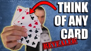 Most VIRALFAMOUS MindReading Card Trick REVEALED Mentalism Tutorial LEARN NOW [upl. by Erde897]