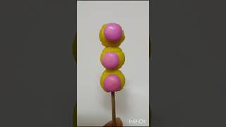 Center fruit tennis ball with pink jems chocolate popsicle youtubeshorts tranding rashmipandit [upl. by Walburga]