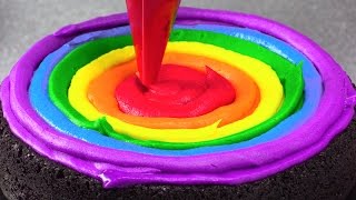 Amazing Rainbow Cakes Most Satisfying Cake Decorating Compilation Tutorials [upl. by Adolphe]