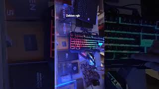 zebion rgb keyboard [upl. by Yrrad]