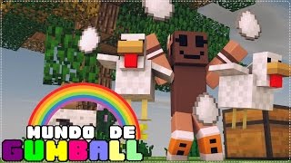 Minecraft UM PRESENTE SURPRESA  MUNDO DE GUMBALL 7  Machinima [upl. by Hoeg]