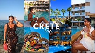 GREECE CRETE HOLIDAY VLOG  BAECATION  ALL INCLUSIVE HOTEL amp SPA [upl. by Tserrof528]