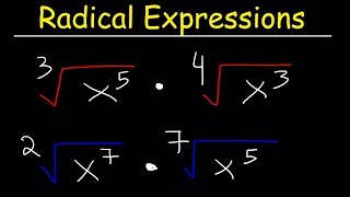 Multiplying Radical Expressions With Different Index Numbers [upl. by Ttenaj]