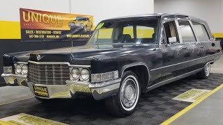 1969 Cadillac Sovereign Combo Hearse  For Sale 14900 [upl. by Ahsiram]