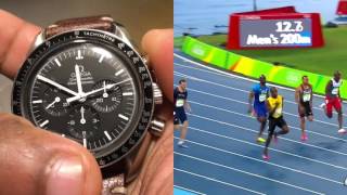 How To Use A Tachymeter on Omega Speedmaster [upl. by Dredi]