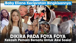 Semua Kompak Lakukan Aksi Sosial Anak Eliano Banjir Hadiah Tingkah WAGs Mencuri Perhatian [upl. by Aric]