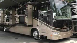 Review of Tuscany Motorhome by Damon Quality amp Exterior 1 Diesel RV Motor Home 2010 2011 [upl. by Yralih]