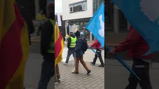 Friedensdemo mit Trommeln Wiesloch 07122024 [upl. by Nolana]