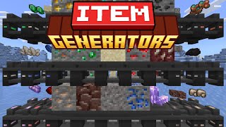 Item Generators MCPE Bedrock Edition Free Addon [upl. by Georgeta]