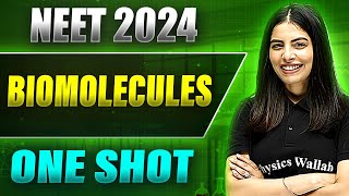 BIOMOLECULES in 1 Shot FULL CHAPTER COVERAGE TheoryPYQs  Prachand NEET 2024 [upl. by Idoux]