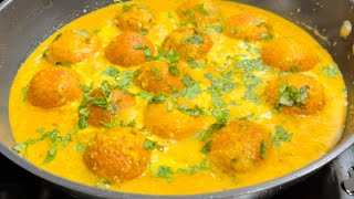 Unique style pure Veg recipe  Delicious Chhena curry recipe [upl. by Enymsaj391]