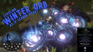 POE leveling as if league start Winter Orb before 322 [upl. by Kwabena92]