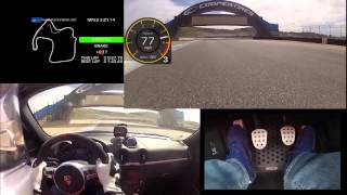 141 lap time  Laguna Seca with a Porsche Boxster Spyder [upl. by Dawaj]