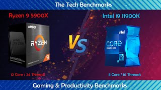 Intel i9 11900k vs Ryzen 9 5900X  Which Is better for Gaming and Productivity [upl. by Enelrad]