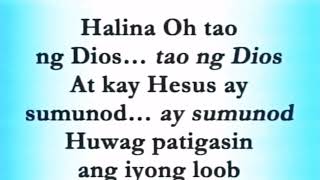 MCGI HIMNO 76 OH TAONG NATUTULOG Minus one [upl. by Krug419]