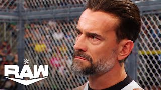 CM Punk Drew McIntyre Talk Before Hell In A Cell  WWE Raw Highlights 93024  WWE on USA [upl. by Tarsus]