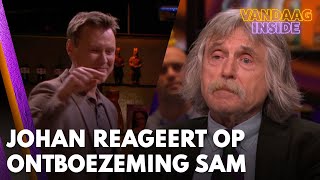 Johan reageert op ontboezeming Sam Hagens ‘Met dat soort jongens moet je korte metten maken’ [upl. by Anaihr838]