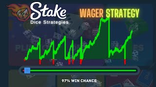 Stake Dice Wager Strategy Safest Long Run Strategy wager stake dice [upl. by Assenal957]