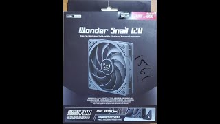 Scythe Wonder Snail Regular Speed WS1225FD18P 120 PWM Fan Review Pt 1 [upl. by Tolecnal]