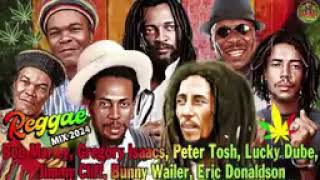 REGGAE MIX  Bob Marley Eric Donaldson Gregory Isaacs Peter Tosh Bunny Wailer PEACE LOVE [upl. by Alahs]