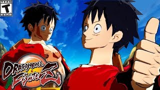 MONKEY D LUFFY ONE PIECE  Dragon Ball FighterZ Mod PC  HD [upl. by Etteraj]