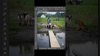 Create Realistic Image with AI Generative Fill in Photoshop 2024 shorts [upl. by Lutim]