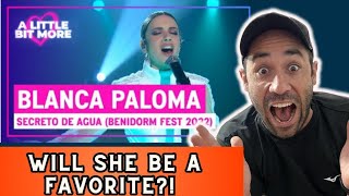 Blanca Paloma  Secreto de Agua Benidorm Fest 2022  🇪🇸 Spain  EurovisionALBM reacting [upl. by Ssidnac]