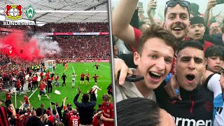 THE MOMENT BAYER LEVERKUSEN WIN the BUNDESLIGA 🏆 [upl. by Sreip]