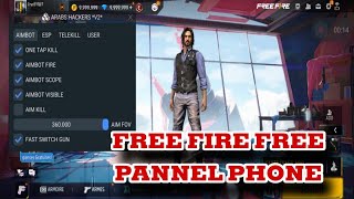 FREE PANNEL FREE FIRE FOR PHONE AND PC NO BAN NO BLACK LIST هكر فري فاير [upl. by Jutta640]