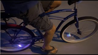 How to use the Bike Wheel LED Lights [upl. by Friedberg]