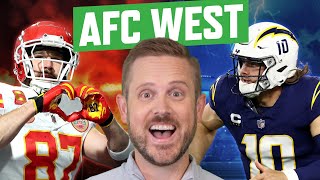 AFC West Breakdown Hunches amp Haunches  Fantasy Football 2024  Ep 1596 [upl. by Kandy]