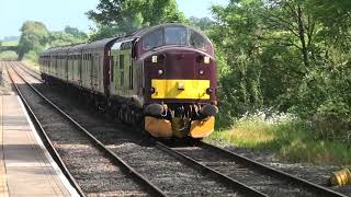 37518 Carnforth To KWVR and return empty stock move 25 06 24 [upl. by Frederick]