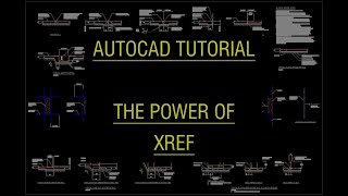 AutoCAD Tutorial  The power of the XREF [upl. by Oslec]