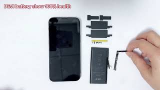 Show battery health status DEJI iPhone 13 mini battery replacement guide [upl. by Handel]