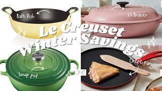 Le Creuset Winter Savings Event 2024Le Creuset Kitchen Essentials January 2024 [upl. by Taddeusz274]