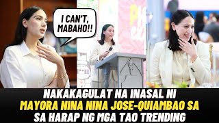 NAKAKAGULAT na INASAL ni Mayor Niña Jose Quiambao sa isang EVENT Hindi Nagustuhan ng Netizens [upl. by Macintosh]