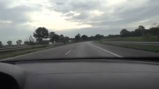 My E66 760Li flatout on the German autobahn [upl. by Notnirt]