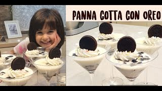 Panna cotta con Oreo [upl. by Ainevuol]