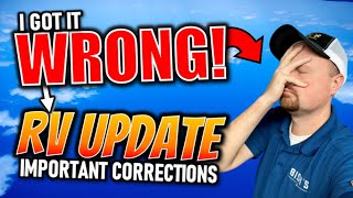 I WAS WRONG Corrections to my Feb RV Industry Update Video [upl. by Fancy]