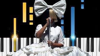 Sia  Snowman  Piano Tutorial [upl. by Reffinnej]