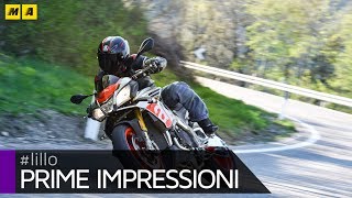 Aprilia Tuono V4 1100 2017 TEST ENGLISH SUB [upl. by Eenej]