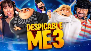 DESPICABLE ME 3 2017 MOVIE REACTION FIRST TIME WATCHING Gru amp Dru  Minons  Full Movie Review [upl. by Enomad997]