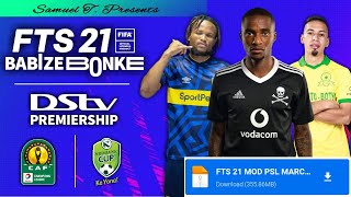 FTS 21 MOD PSL  DSTV PREMIERSHIP  Latest kits and squads  Part 3  March Update  Caf Champions [upl. by Adiuqram254]