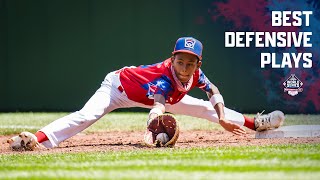 Best Defensive Plays from the 2023 Little League Baseball World Series [upl. by Sky]