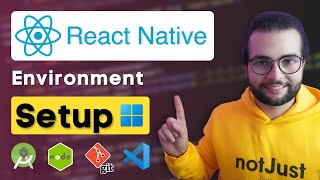 React Native Environment FULL Setup Windows [upl. by Nosrac]