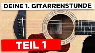 Gitarre lernen 4 Akkorde greifen amp wechseln lernen  1 einfaches Lied amp weitere Tipps [upl. by Ametaf]