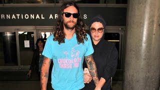 Kesha Clings To Boyfriend Brad Ashenfelter At LAX After Romantic Vacation [upl. by Sauers123]